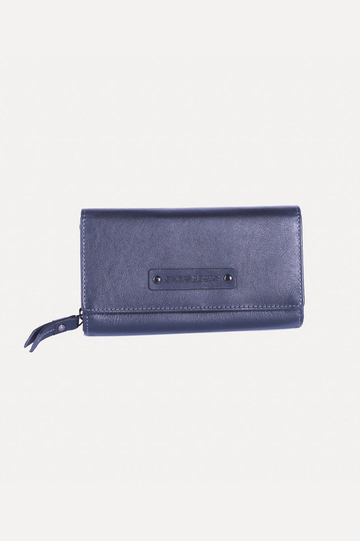 Black Leather Beehive Ladies Wallet