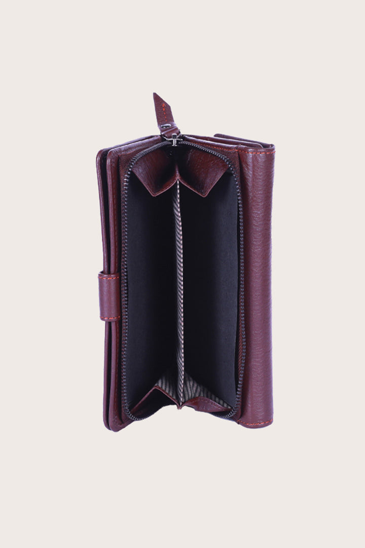 Brown Leather Petra Ladies Wallet