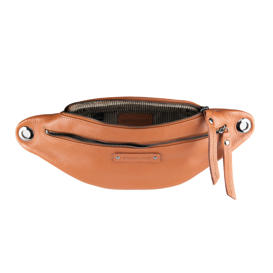 Tan Leather Explorer unisex Pouch/Bum Bag