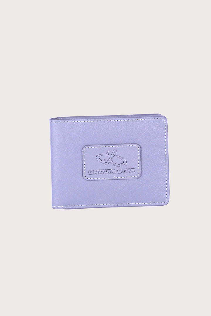 Grey Leather Sphinx Wallet