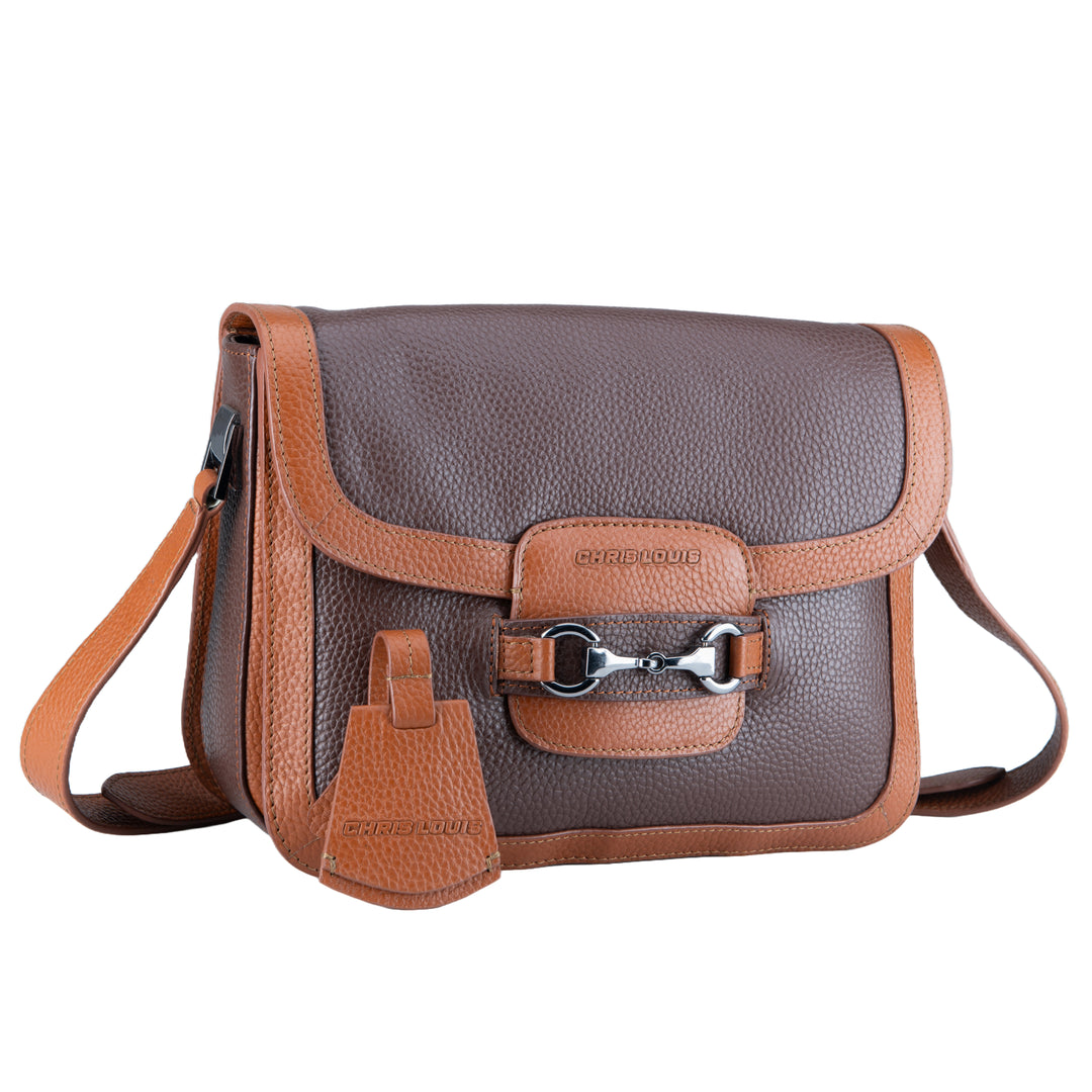 Brown/Tan Leather Sydney Harbour Sling Bag