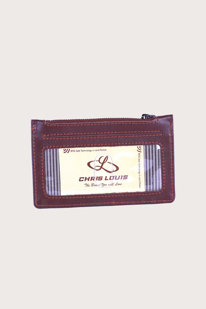 Brown Leather Klewan Card Case