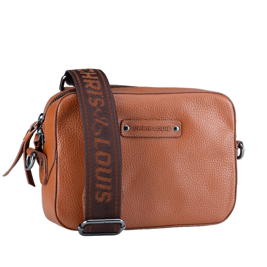 Tan Leather Moolicious Sling Bag