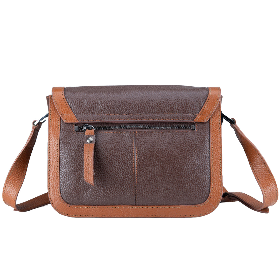 Brown/Tan Leather Sydney Harbour Sling Bag