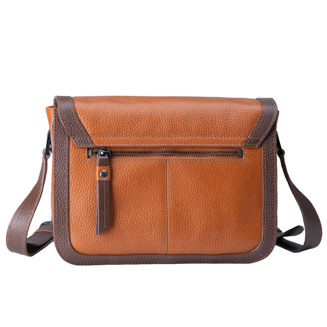 Tan/Brown Leather Sydney Harbour Sling Bag