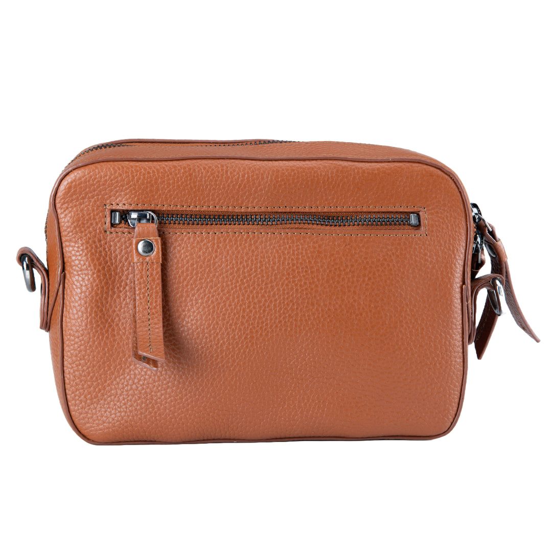 Tan Leather Moolicious Sling Bag