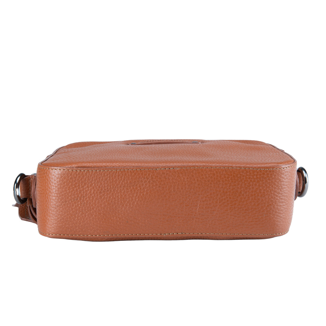 Tan Leather Moolicious Sling Bag