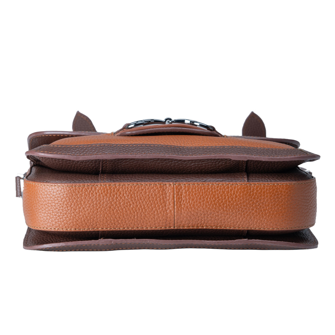 Tan/Brown Leather Sydney Harbour Sling Bag