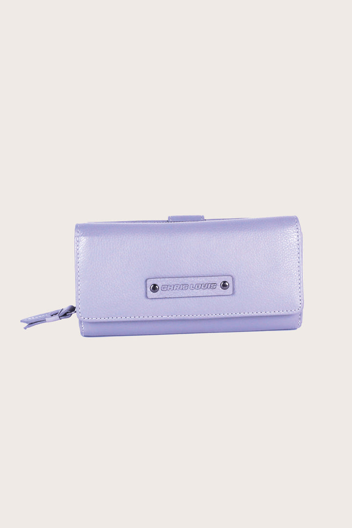 Grey Leather Petra Ladies Wallet