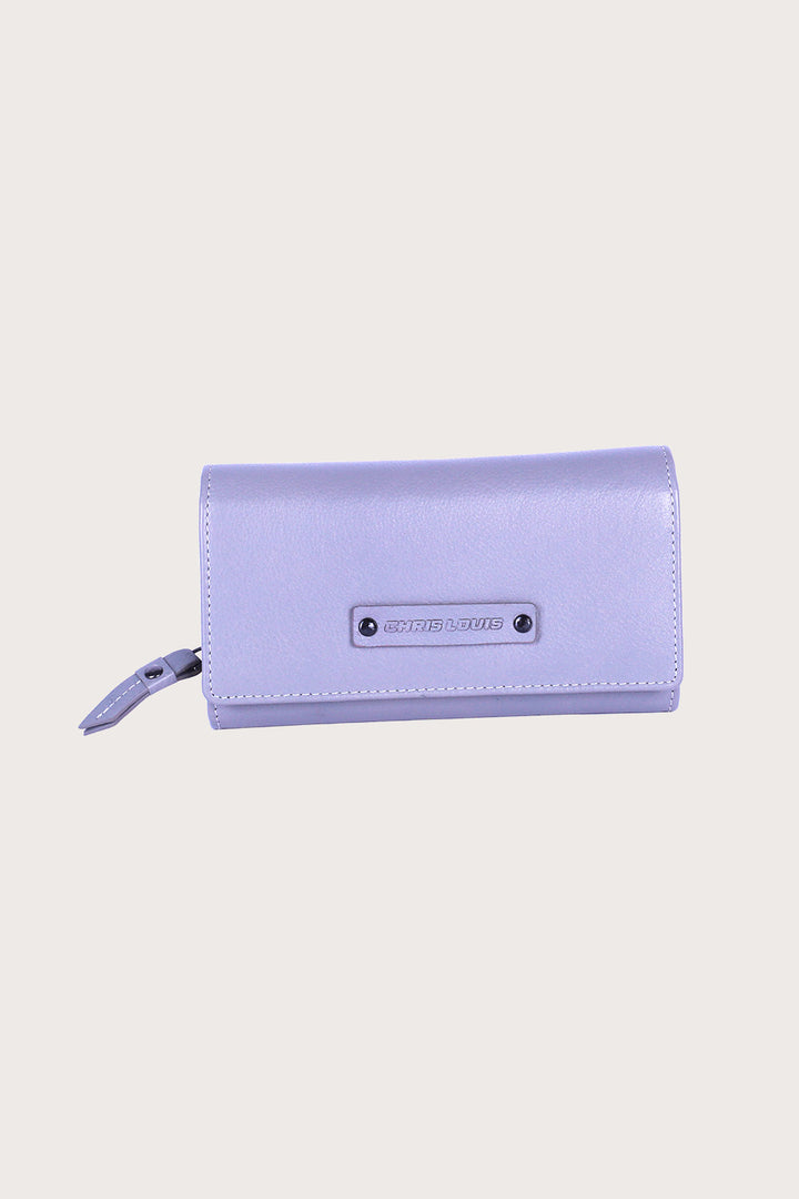 Grey Leather Venice Ladies Wallet