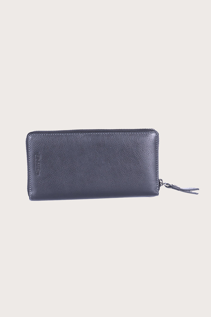 Black Leather Balea Ladies Wallet