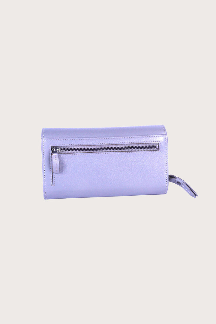 Grey Leather Venice Ladies Wallet