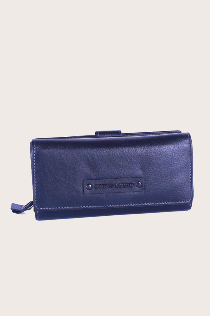 Black Leather Petra Ladies Wallet