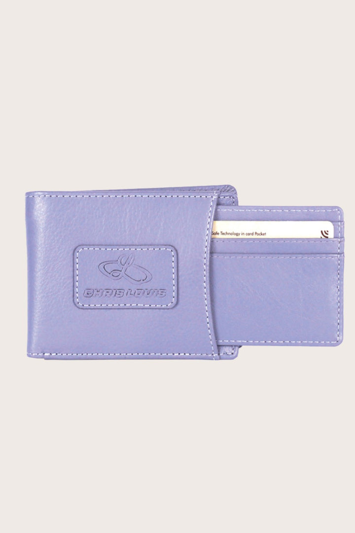 Grey Leather Milford Wallet