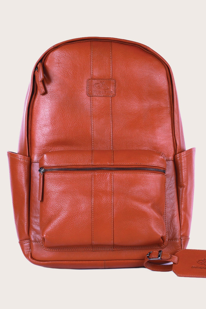 Tan Leather Wallaroo Backpack