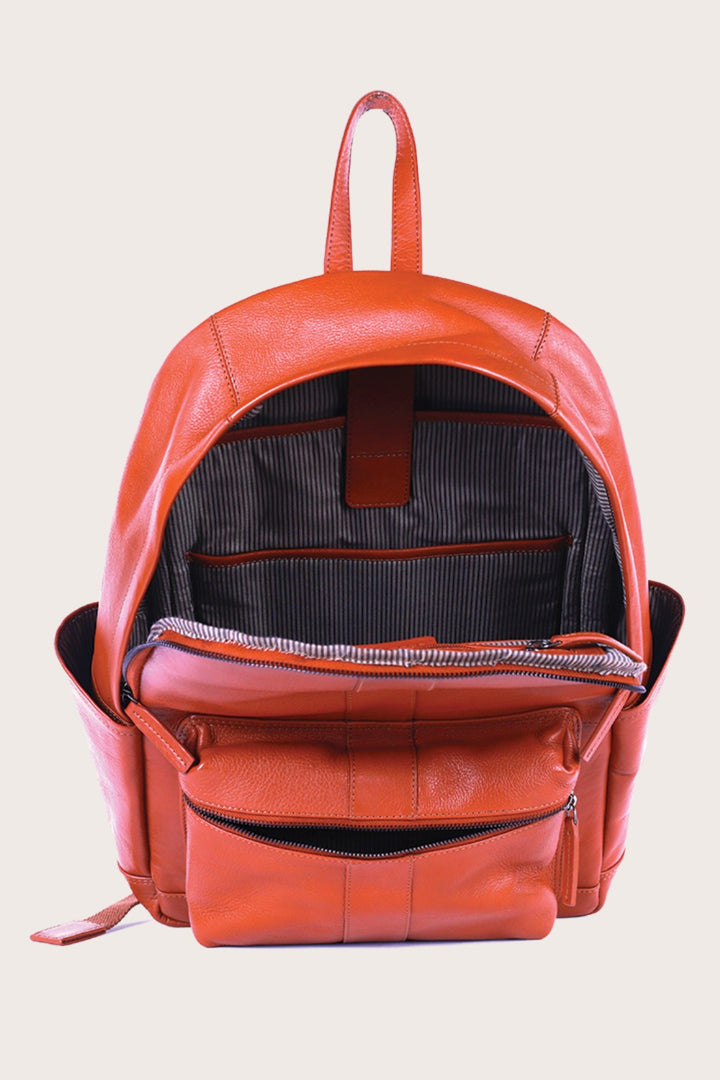 Tan Leather Wallaroo Backpack