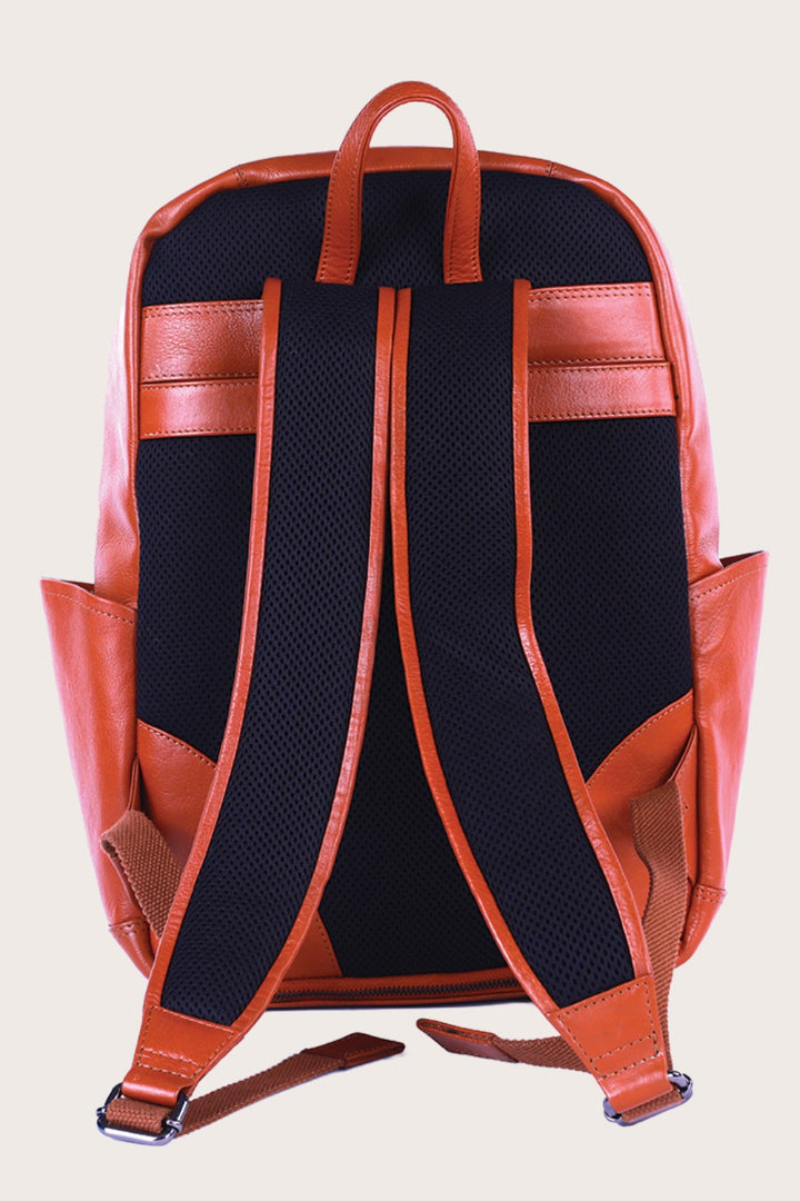 Tan Leather Wollaby Backpack