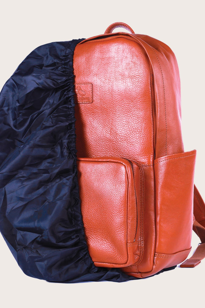 Tan Leather Wollaby Backpack