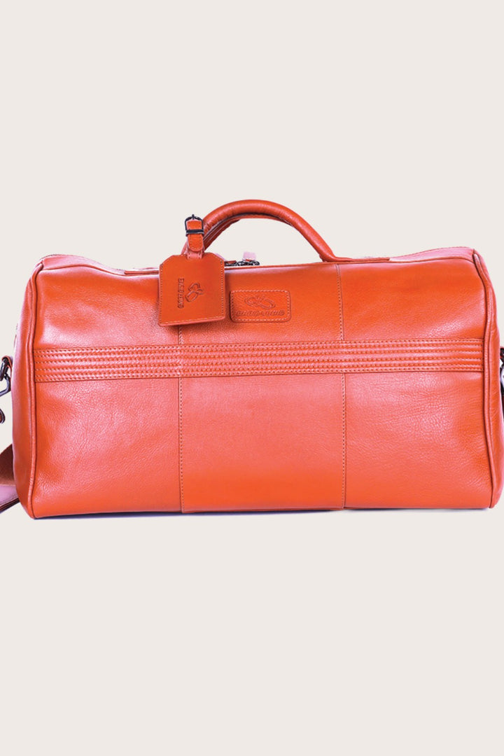 Tan Leather Ohrid Duffle Bag