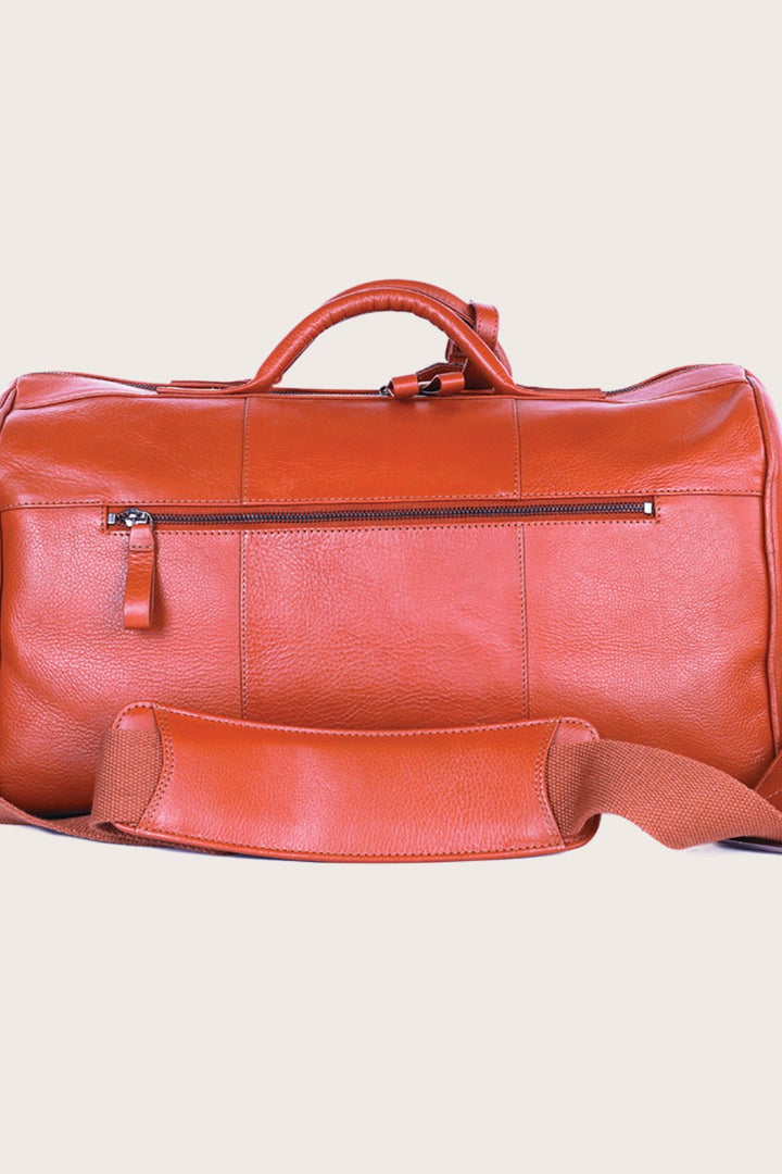 Tan Leather Ohrid Duffle Bag