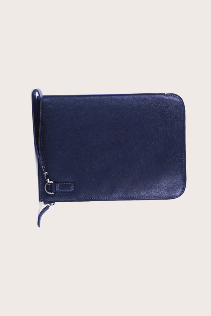 Black Leather Capillas i-Pad/File Organizer