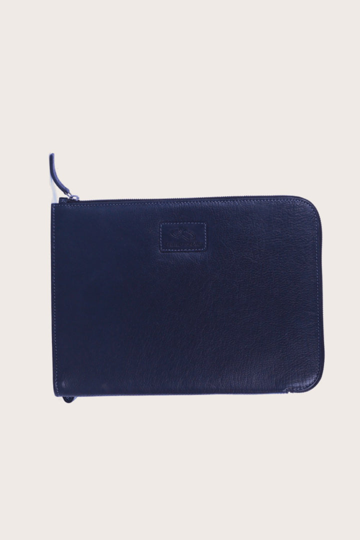 Black Leather Capillas i-Pad/File Organizer