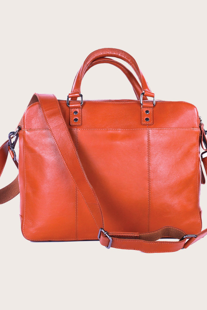 Tan Leather Stonehenge Office bag