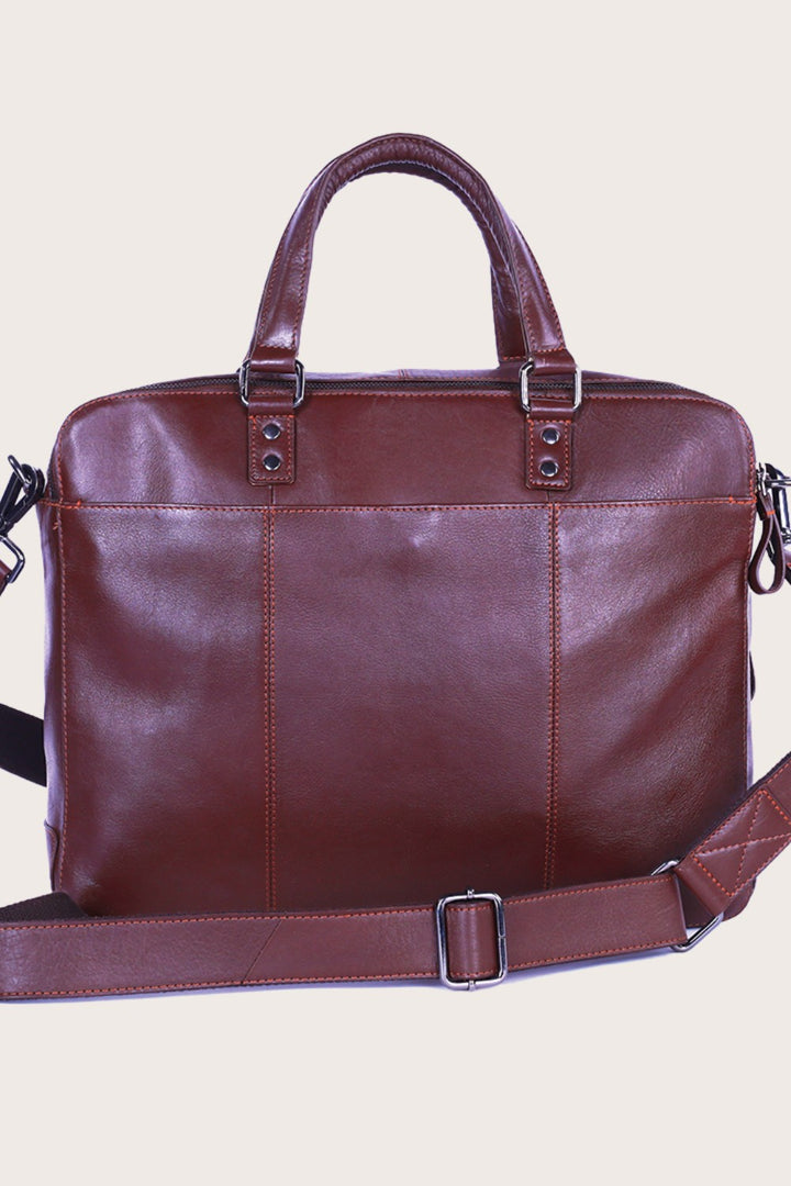 Brown Leather Stonehenge Office bag