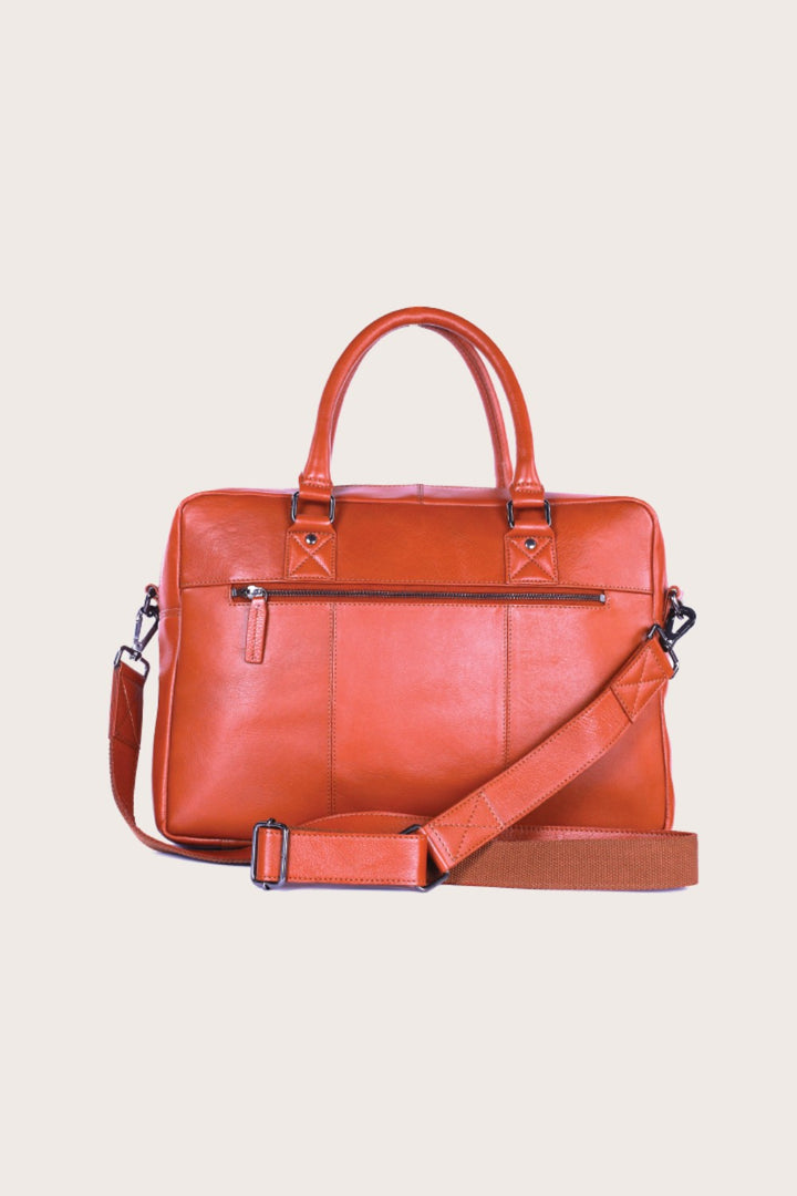 Tan Leather Ephesus Office Bag