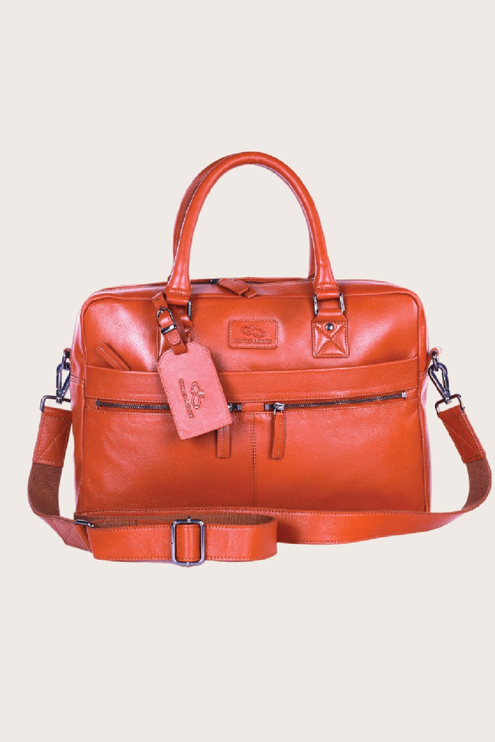 Tan Leather Ephesus Office Bag