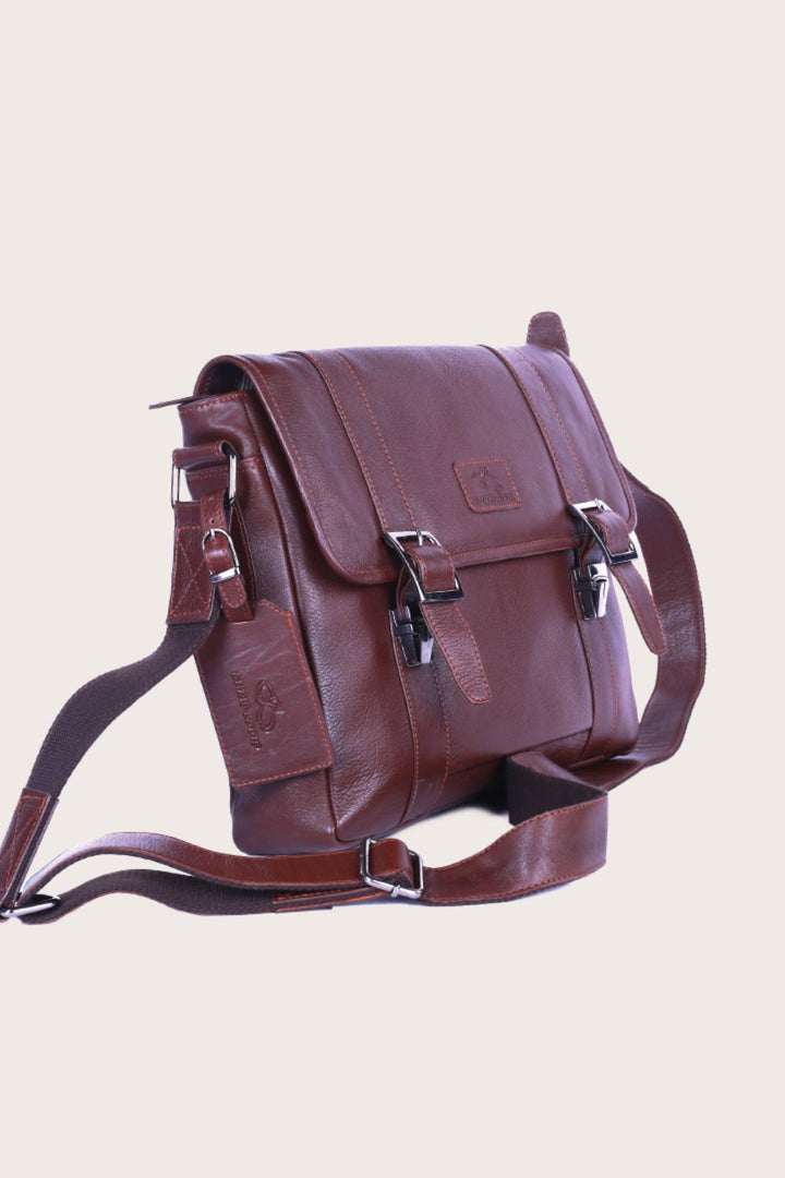 Brown Leather Bethlehem Office Bag