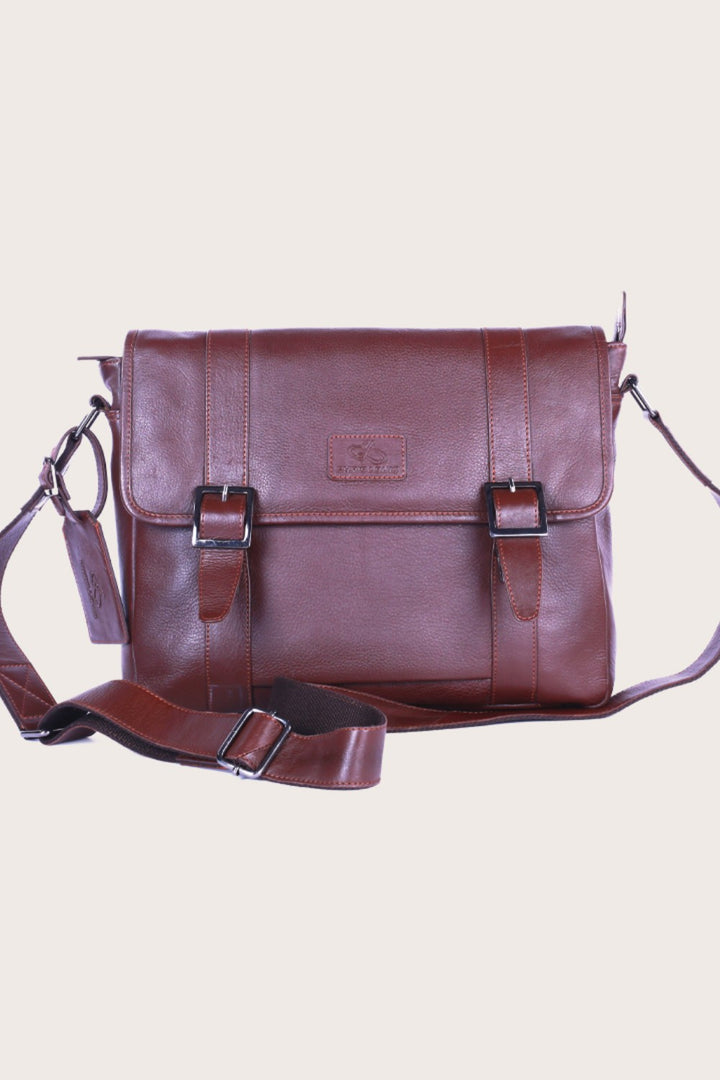 Brown Leather Bethlehem Office Bag