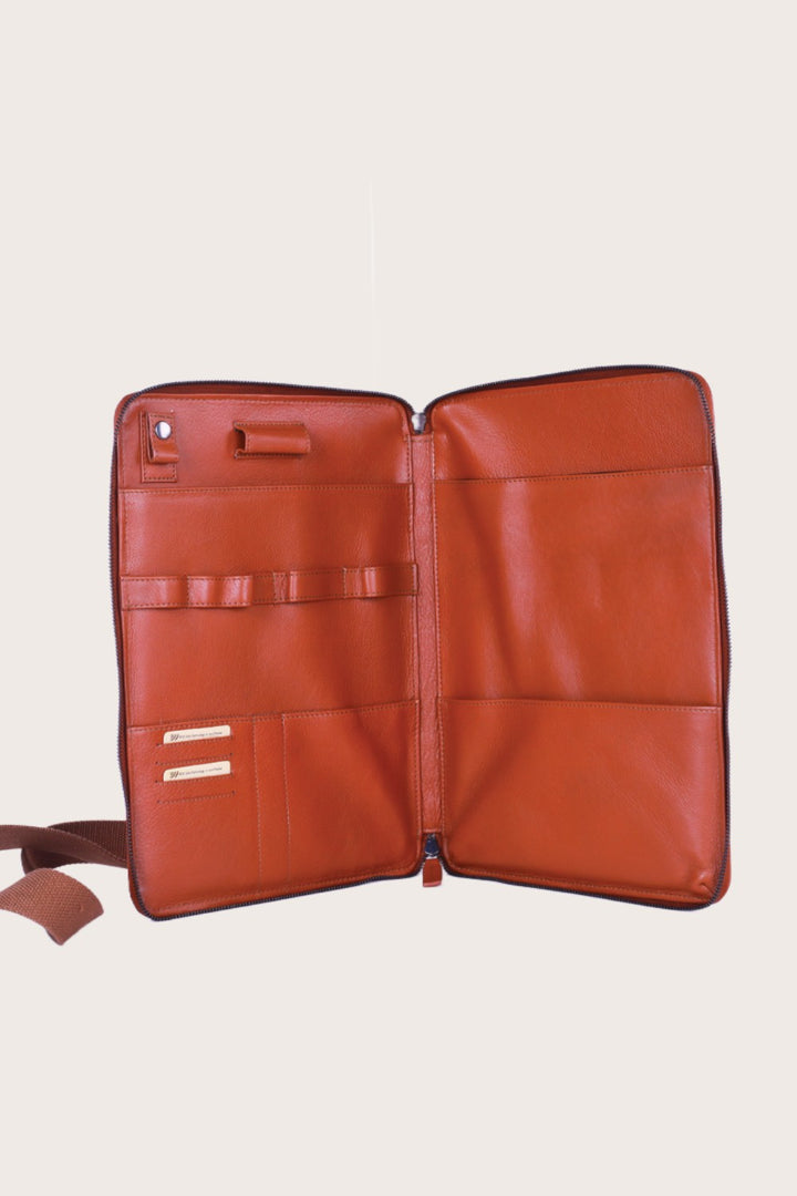 Tan Leather Boracay Office Organizer