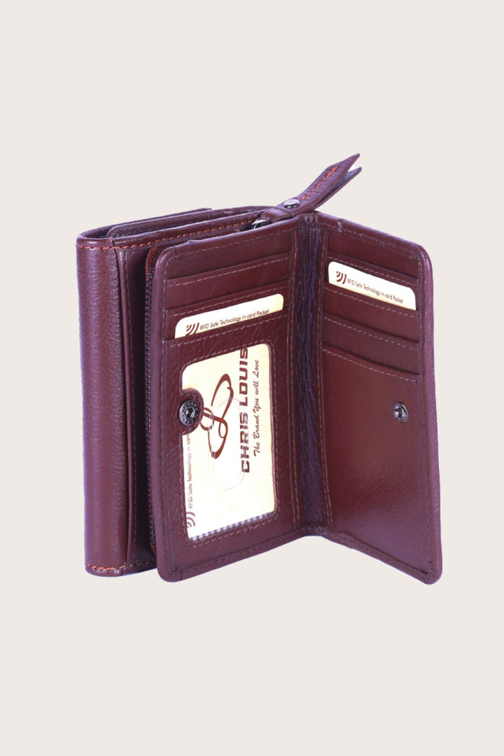 Brown Leather Gilgie Ladies Wallet