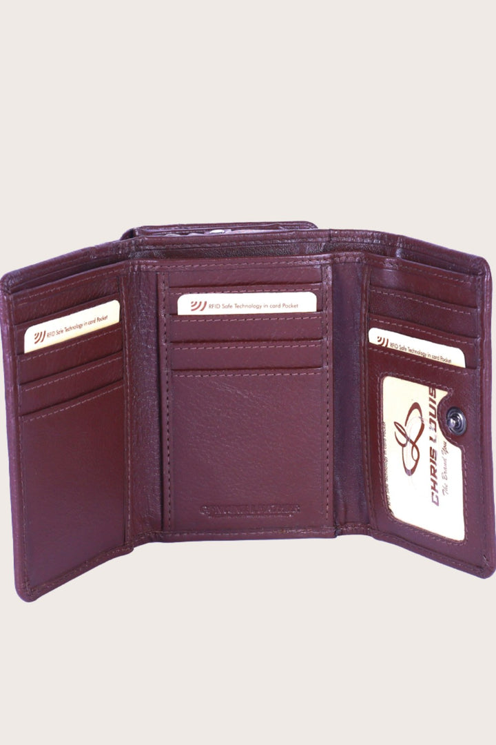 Brown Leather Gilgie Ladies Wallet