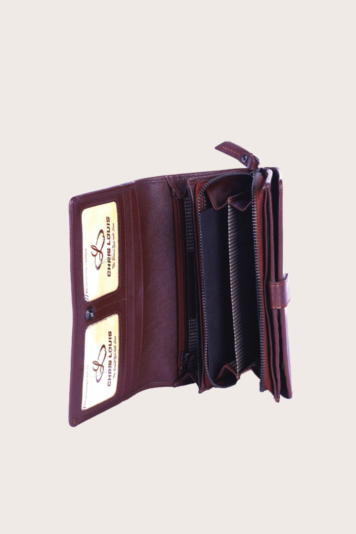 Brown Leather Venice Ladies Wallet