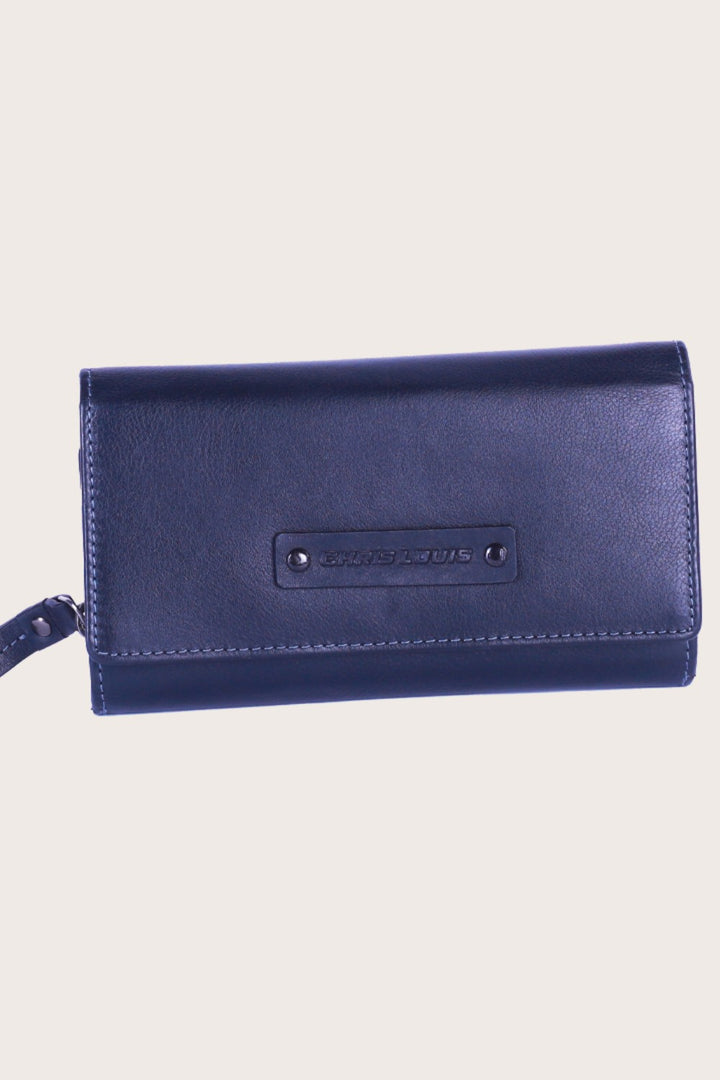 Black Leather Venice Ladies Wallet