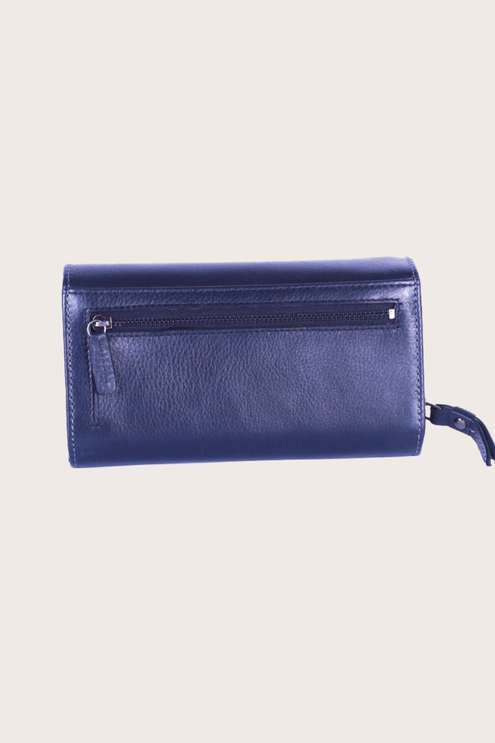 Black Leather Venice Ladies Wallet