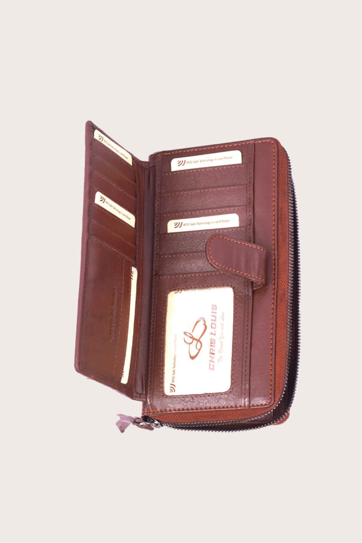 Brown Leather Balea Ladies Wallet