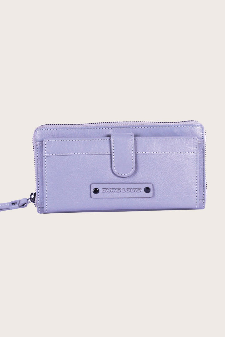 Grey Leather Balea Ladies Wallet