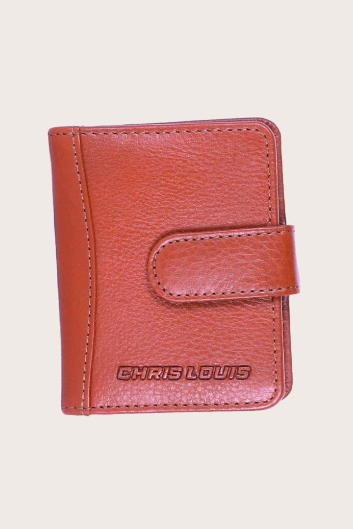 Tan Leather Edwin Card Case