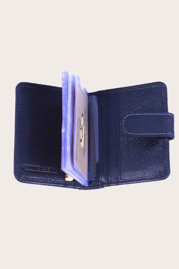 Black Leather Edwin Card Case