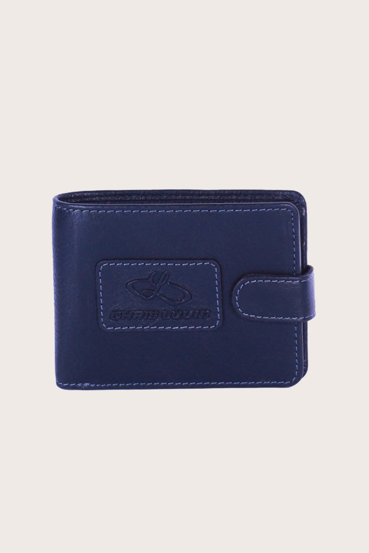 Black Giza Leather Tab Wallet