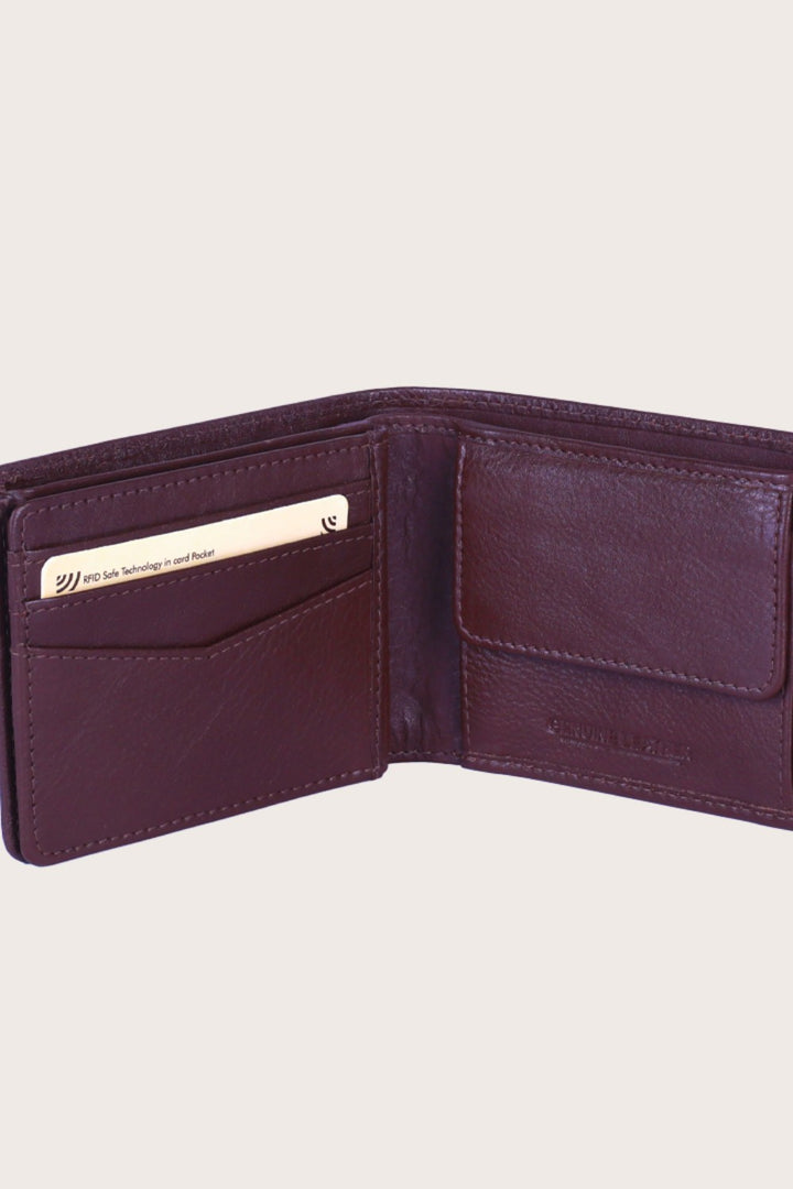 Brown Leather Bambora Wallet