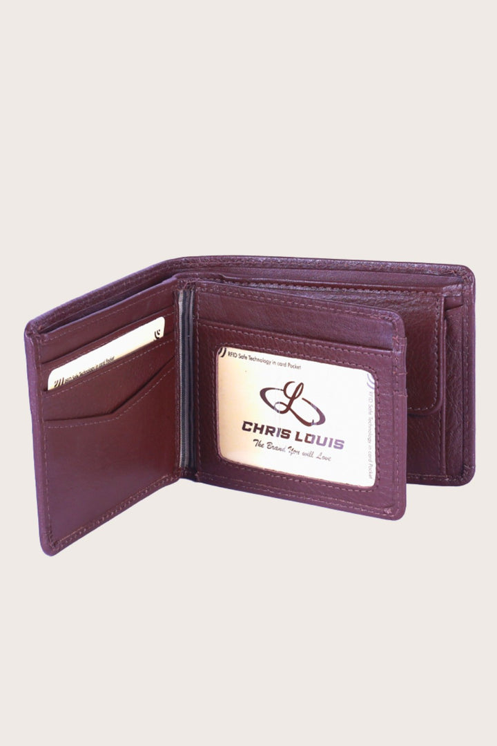 Brown Leather Bambora Wallet