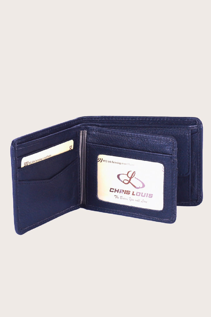 Black Leather Bambora Wallet