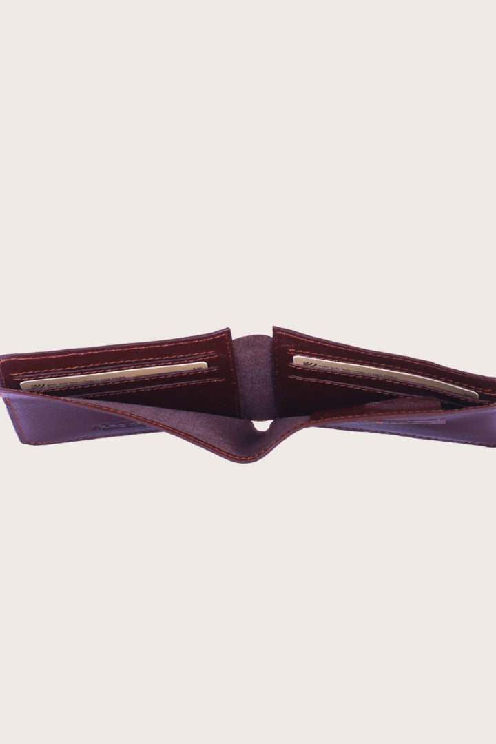 Brown Leather Sphinx Wallet