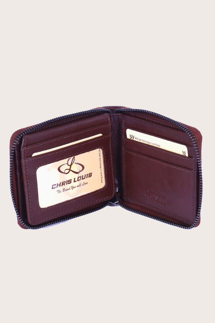 Brown Leather Wurley Wallet