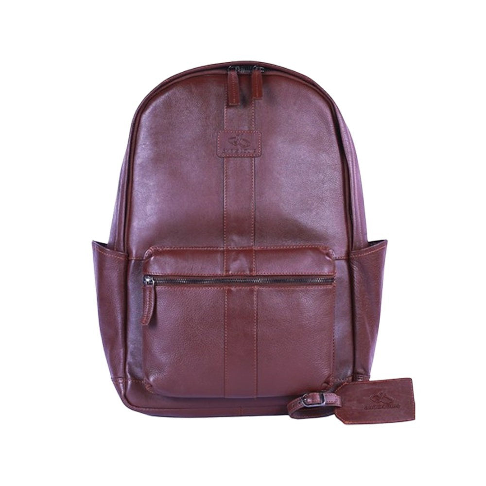 chris leather backpack Chris