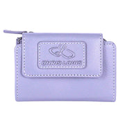 Chris Louis Kyoto Key Case in grey genuine leather with loop closure, 3 card slots, 2 slip pockets, and 6 key holder.